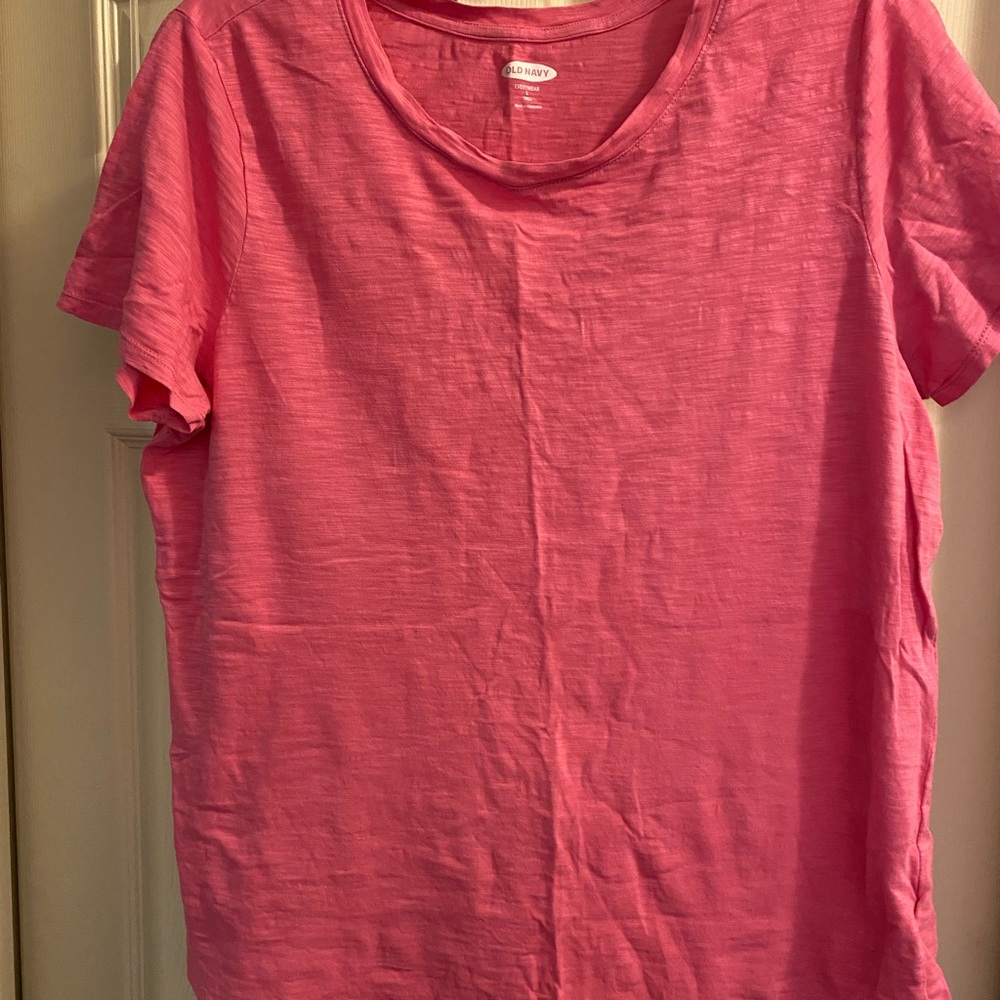 Old Navy Hot Pink Everyday Wear Shirt